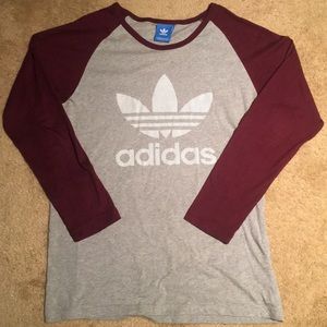 Adidas Long-Sleeve Baseball Tee